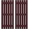 Ekena Millwork Americraft 6-Board, 3 Batten Exterior Real Wood Spaced Board-n-Batten Shutters, ARW401SB623X77WRH, PR ARW401SB623X77WRH - alternate 1